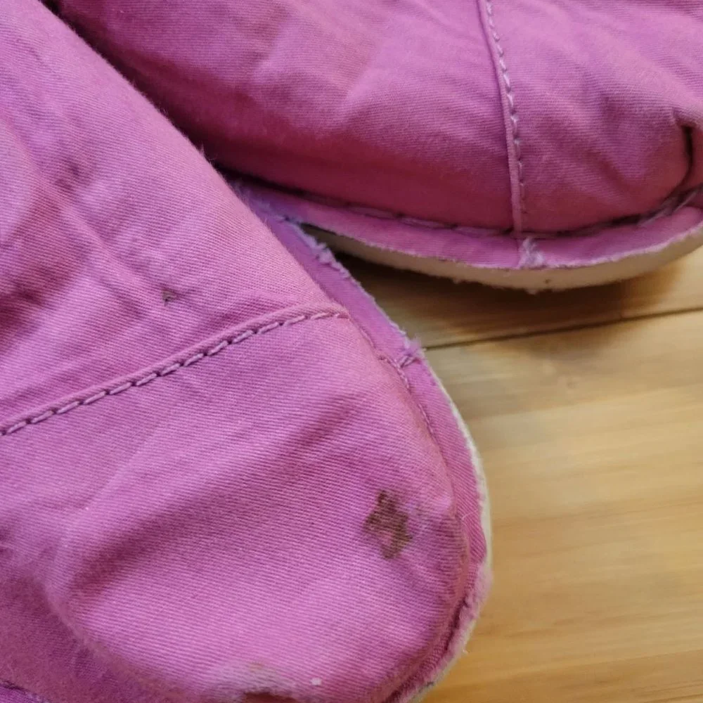 Toms pink and orange cloth flats - Picture 3 of 9